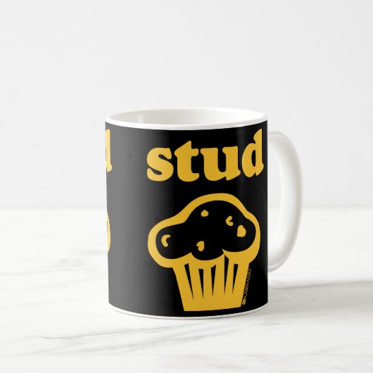 Stud Muffin Mok door Icebreekerz NYC (Voorkant rechts)