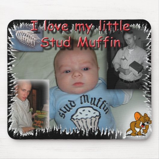 Stud Muffin Mousepad Muismat (Voorkant)
