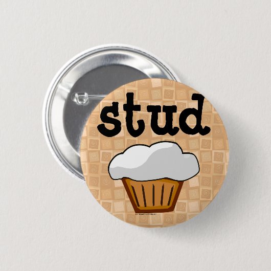 Stud Muffin Ronde Button 5,7 Cm (Voorkant /achterkant)