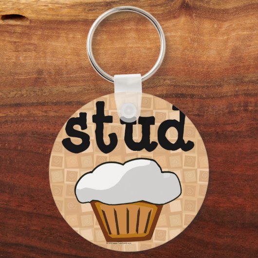 Stud Muffin Sleutelhanger (Voorkant)