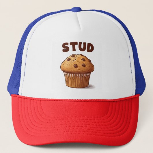 Stud Muffin Trucker Hat Pet (Voorkant)