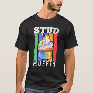 Stud muffin voor mannen, vrouwen, Kinder idee cupc T-shirt