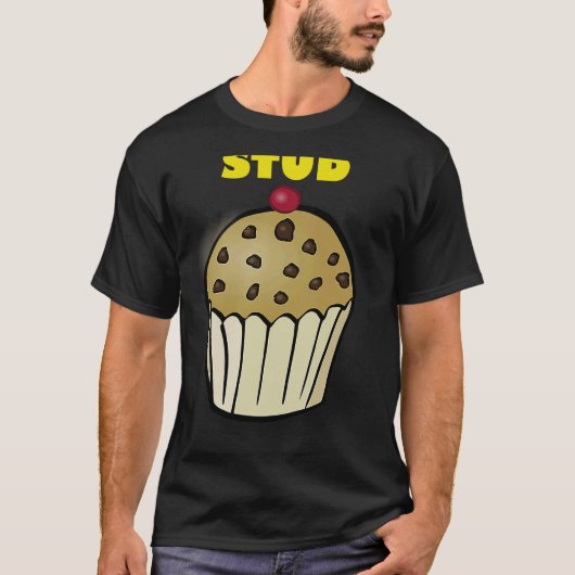 Stud Muffin Workout Exercise Fitness Humor T-shirt (Voorkant)