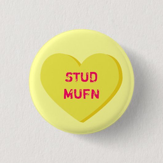 STUD MUFN RONDE BUTTON 3,2 CM (Voorkant)