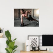 Stud omhoog poster (Thuiskantoor)