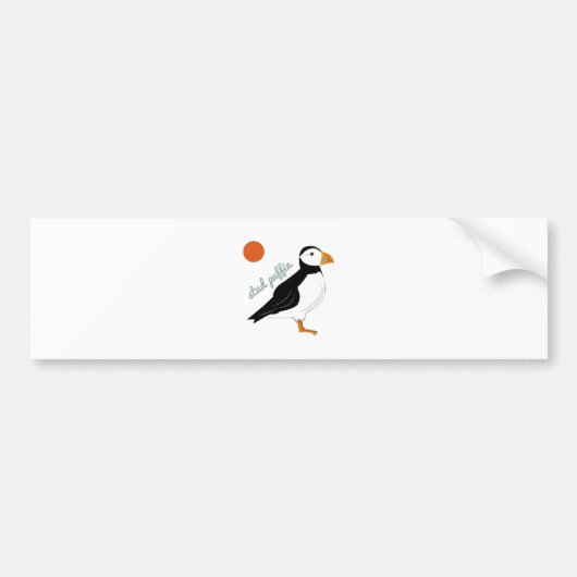 Stud Puffin Bumpersticker (Voorkant)