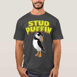 Stud Puffin Funny Seabird Stud Muffin Bird T-shirt