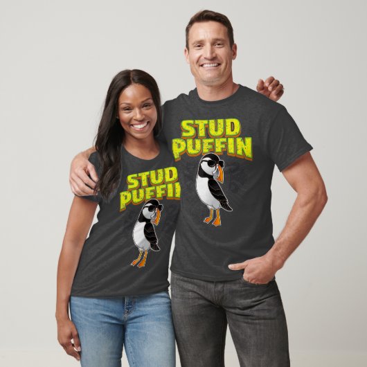 Stud Puffin Funny Seabird Stud Muffin Bird T-shirt (Unisex)