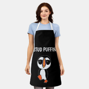 Stud Puffin Grappige Vogel Schort