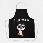 Stud Puffin Grappige Vogel Schort (Voorkant)
