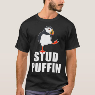Stud Puffin Grappige Zeevogel Puffins T-shirt