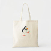 Stud Puffin Grappige Zeevogel Puffins Tote Bag (Voorkant)