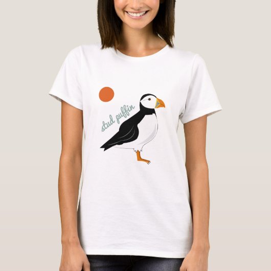 Stud Puffin T-shirt (Voorkant)