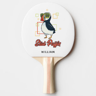 Stud Puffin Zee Bird Schattigee Gag Gepersonalisee Tafeltennisbatje