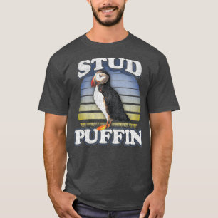 Stud    PuffinStud Muffin Pajamas  Retro T-shirt