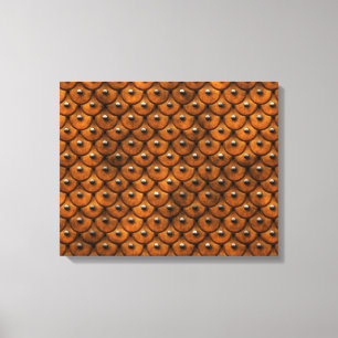 Studded Leer 1 Verpakt Canvas Afdruk