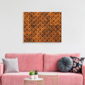 Studded Leer 1 Verpakt Canvas Afdruk (Insitu (Woonkamer))
