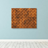 Studded Leer 1 Verpakt Canvas Afdruk (Insitu (Houten vloer))