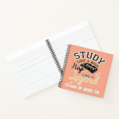 Studeer als een baas, dutje als een legende, unive notitieboek (Binnen)