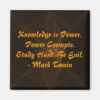 Studeer hard en wees kwaad magneet