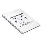 Studeer kwantumfysica Je kunt dingen doen Notitieboek (Rechterzijde)