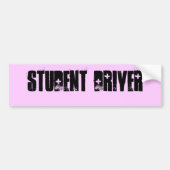 STUDENDRIVER BUMPERSTICKER (Voorkant)