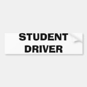 STUDENDRIVER BUMPERSTICKER (Voorkant)