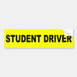 STUDENDRIVER BUMPERSTICKER