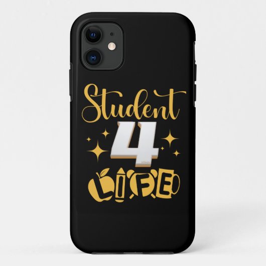 STUDENT 4 LEVEN #studentendlife Case-Mate iPhone Case (Achterkant)