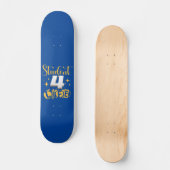 STUDENT 4 LEVEN #studentendlife Persoonlijk Skateboard (Voorkant)