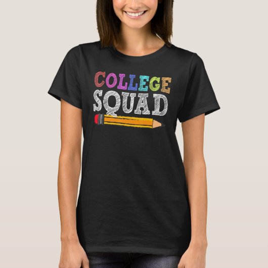 Student academicus weer naar school t-shirt (Voorkant)