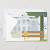 Student afstudeerder op laptopvak kaart (Achterkant)