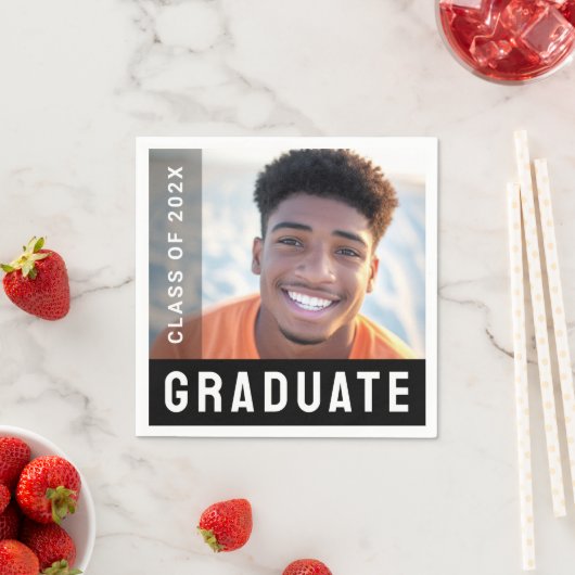 Student afstuderen afstuderen foto modern servet (Insitu)