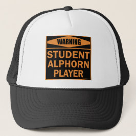 Student Alphorn Player Trucker Pet