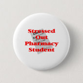 student apotheek ronde button 5,7 cm (Voorkant)