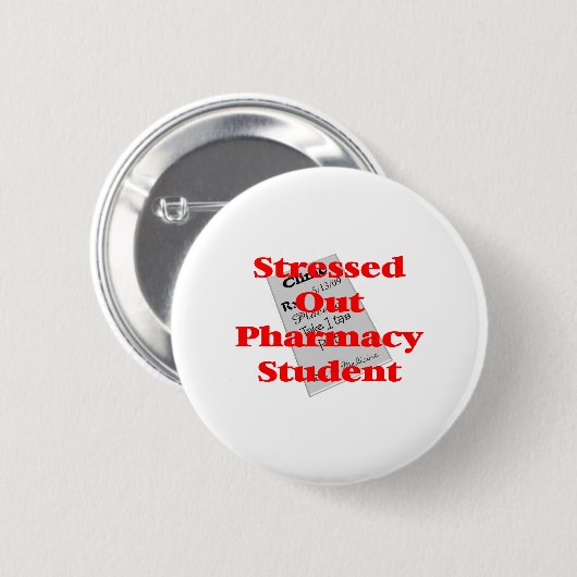 student apotheek ronde button 5,7 cm (Voorkant /achterkant)