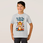 Student Athlete Tiger T-shirt (Voorkant volledig)