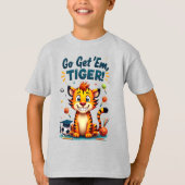 Student Atleet Tijger T-shirt (Voorkant)
