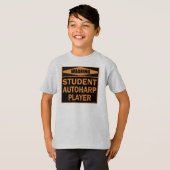 Student Autoharp Player T-shirt (Voorkant volledig)