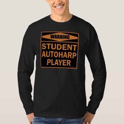 Student Autoharp Player T-shirt (Voorkant)