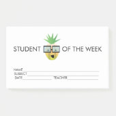 Student Award prestatie ananas Post-it Notes (Voorkant)