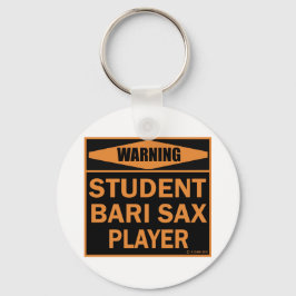 Student Bari Sax Player Sleutelhanger