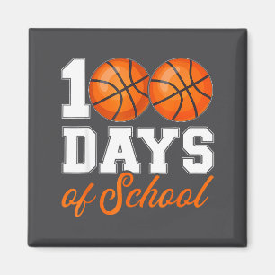 Student Basketbal 100 School Leraar 100ste Dag Da Magneet