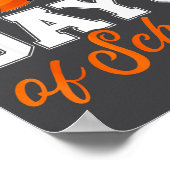 Student Basketbal 100 School Leraar 100ste Dag Da Poster (Hoek)
