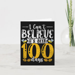 Student Bee Ik kan niet geloven dat het 100 dagen Kaart