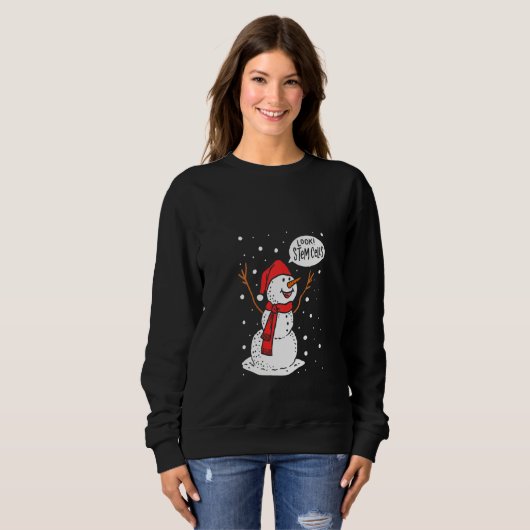 Student Biologie van vrouwen zien Stem Cellen Snow Trui (Voorkant volledig)