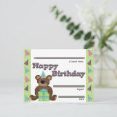 Student Birthday Recognition Award Briefkaart (Staand voorkant)