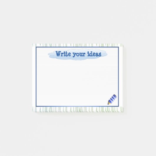 Student Brainstorming en Formula Post-it Notes (Voorkant)