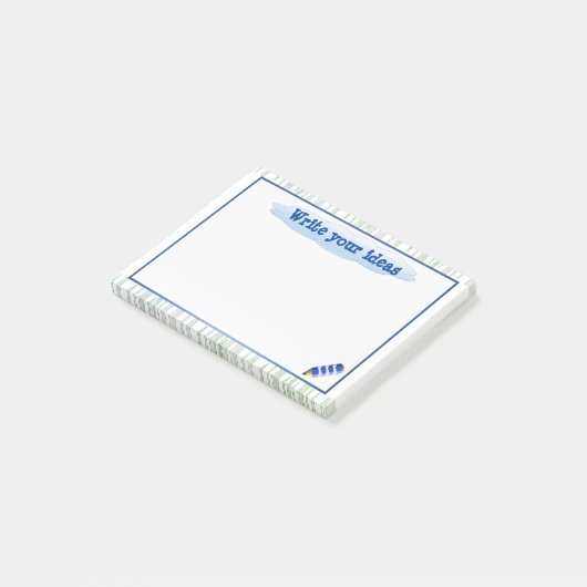 Student Brainstorming en Formula Post-it Notes (Schuin)