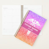 Student Caduceus Rainbow Glitter Nurling Planner (Display)